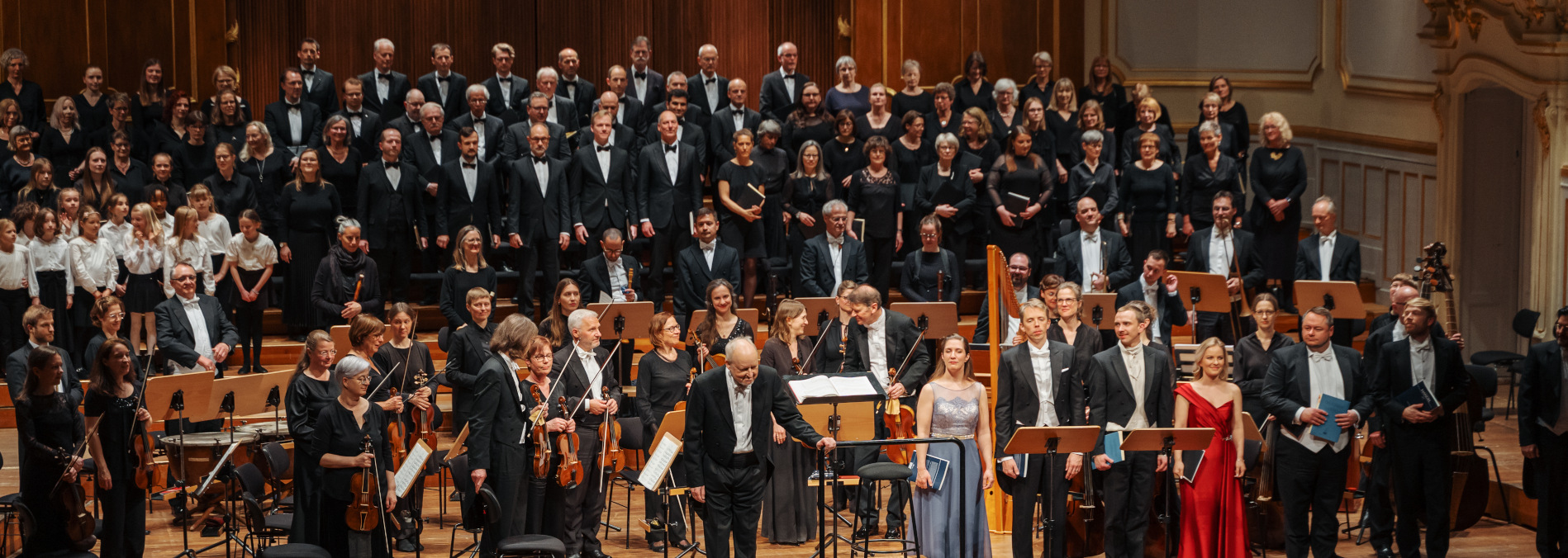 Symphonischer Chor Hamburg beim Konzert "Saul" in der Laeiszhalle Hamburg